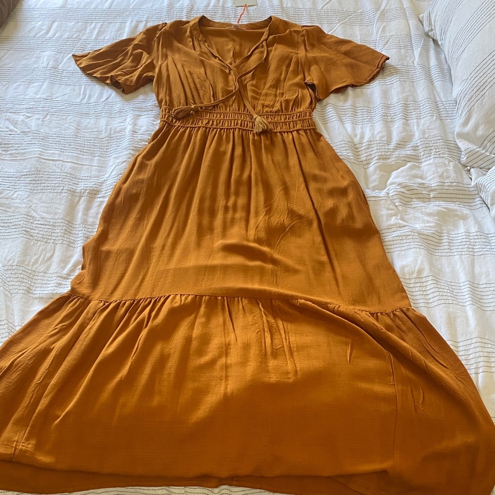 NEW Knox Rose Mustard Maxi Dress